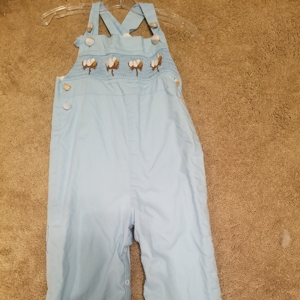 Cotton smocked longall